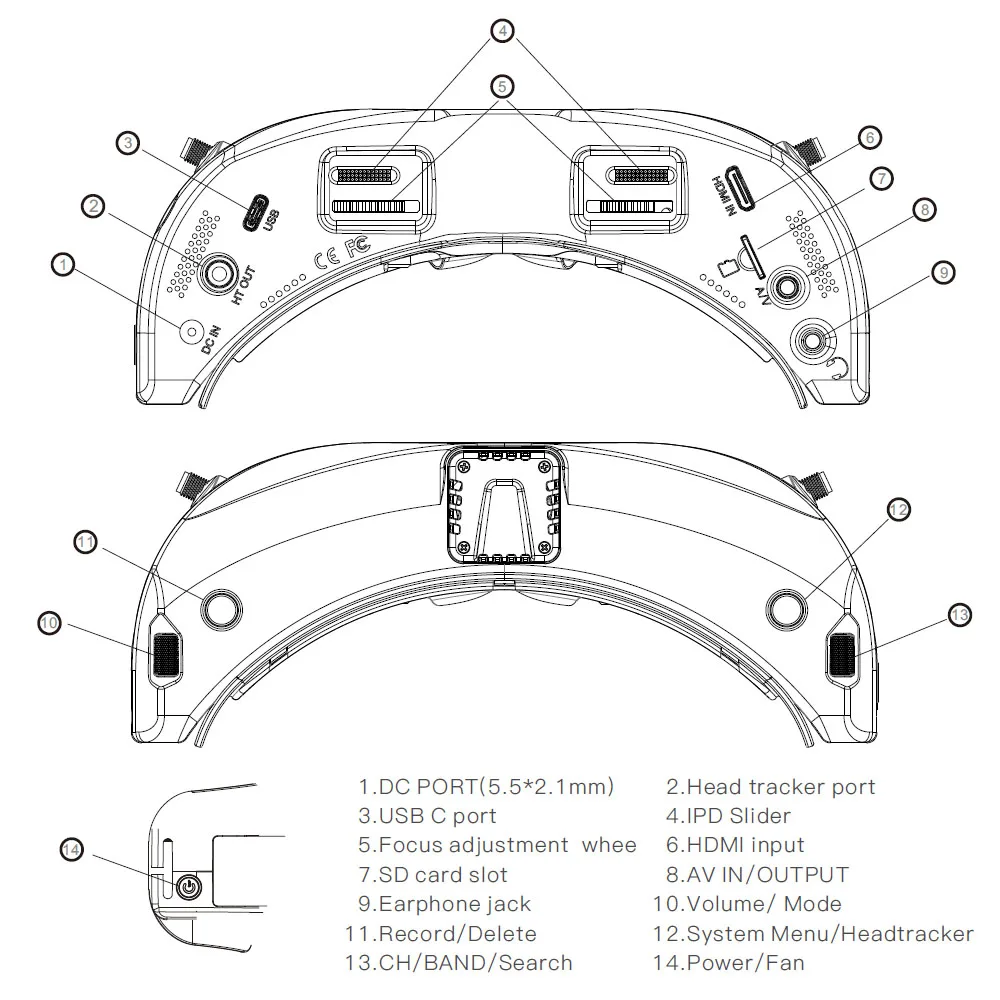 Skyzone Sky04X Pro Fpv Goggles - огляд і ціна Skyzone Sky04X Pro Oled Fpv Goggles