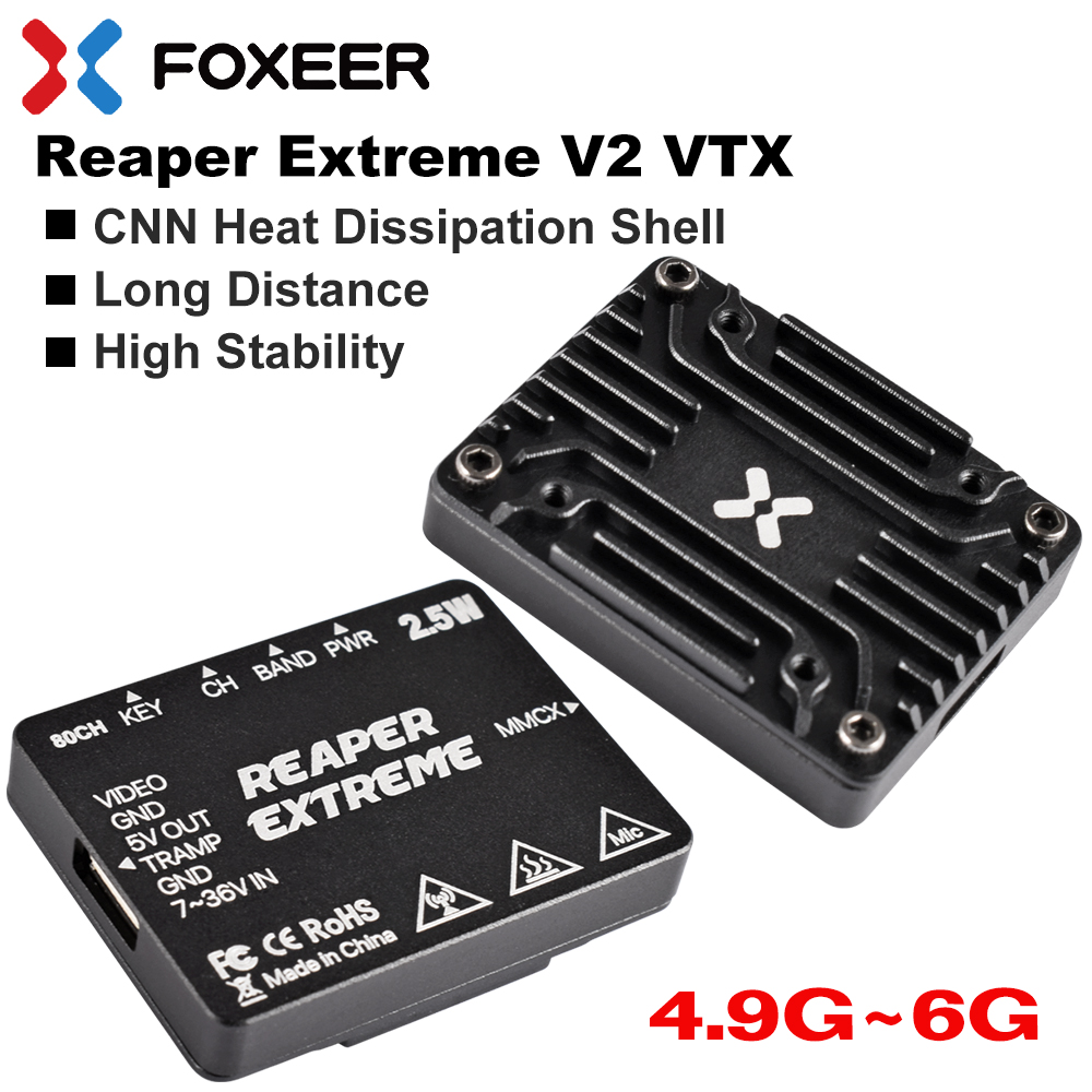 Foxeer 4.9-6G Reaper Extreme V - огляд і ціна Foxeer Reaper Extreme 2.5W Vtx