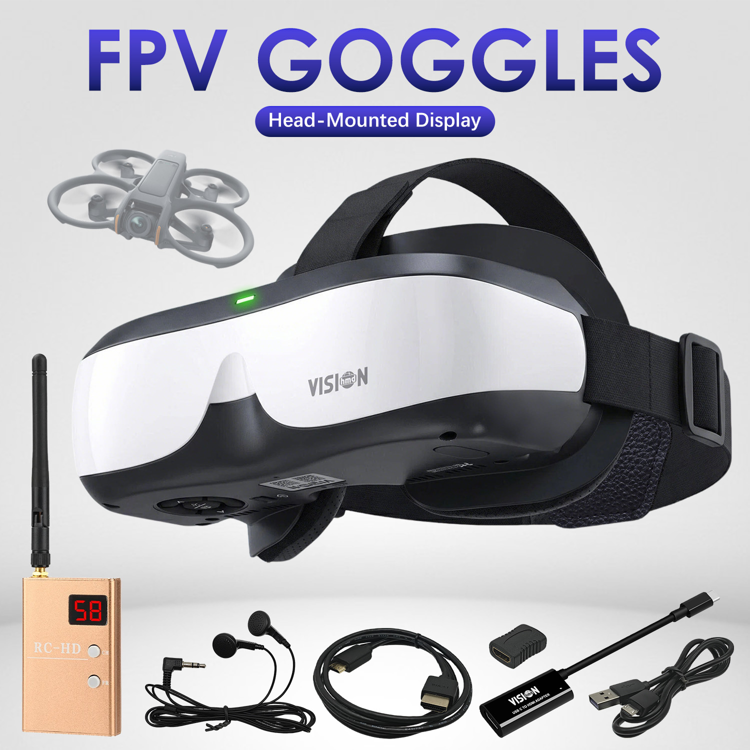 FPV Head Mounted Display DIY E - огляд і ціна Skyzone Sky04O Pro Fpv Goggles