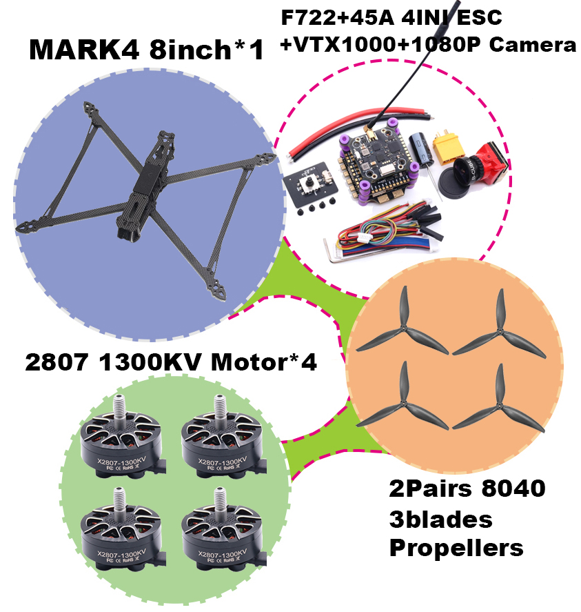 BCUBE MARK4 V2 8/9/10inch F722 - огляд і ціна Skyzone Sky04O Pro Fpv Goggles