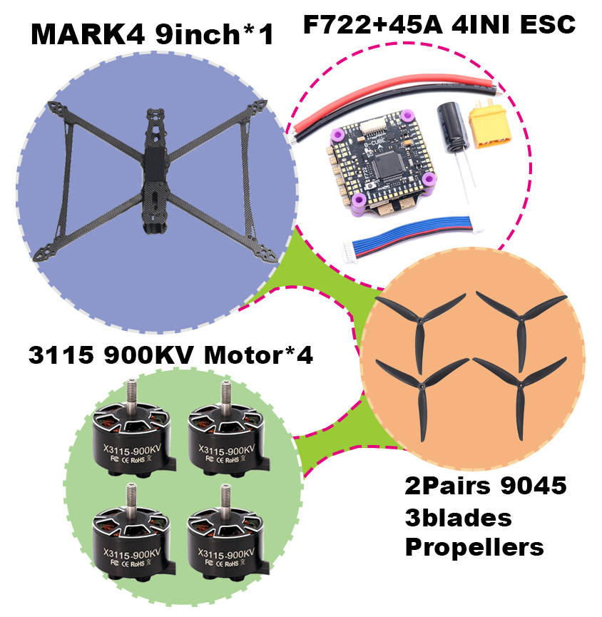 BCUBE MARK4 V2 8/9/10inch F722 - огляд і ціна Skyzone Sky04O Pro Fpv Goggles